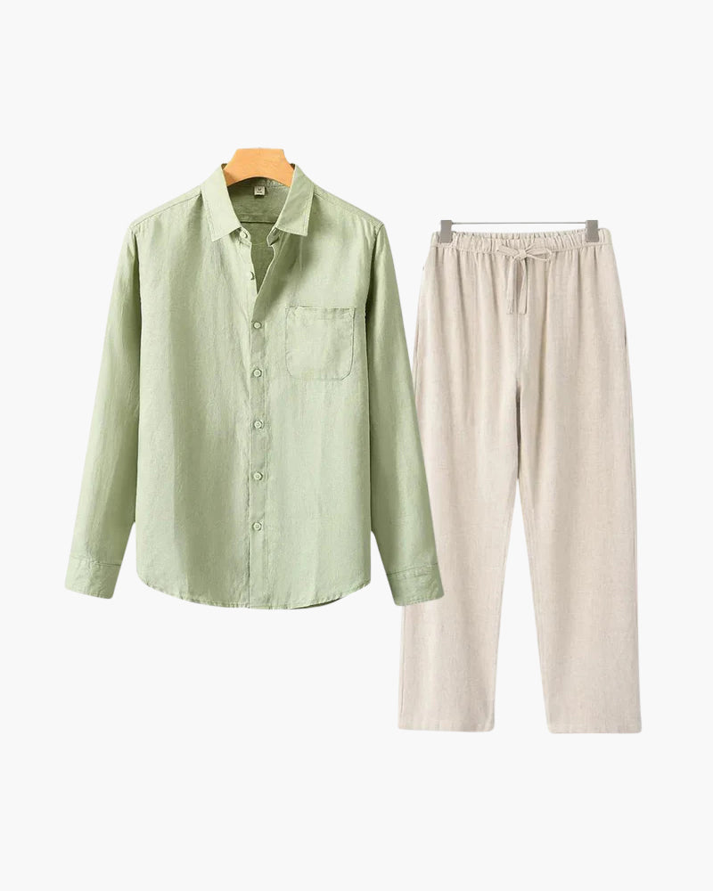 Riviera Linen Set (Longsleeve)