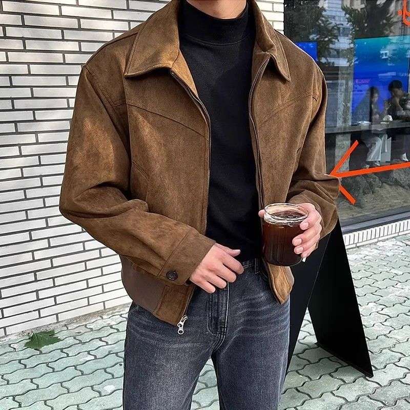 Faux Suede Jacket