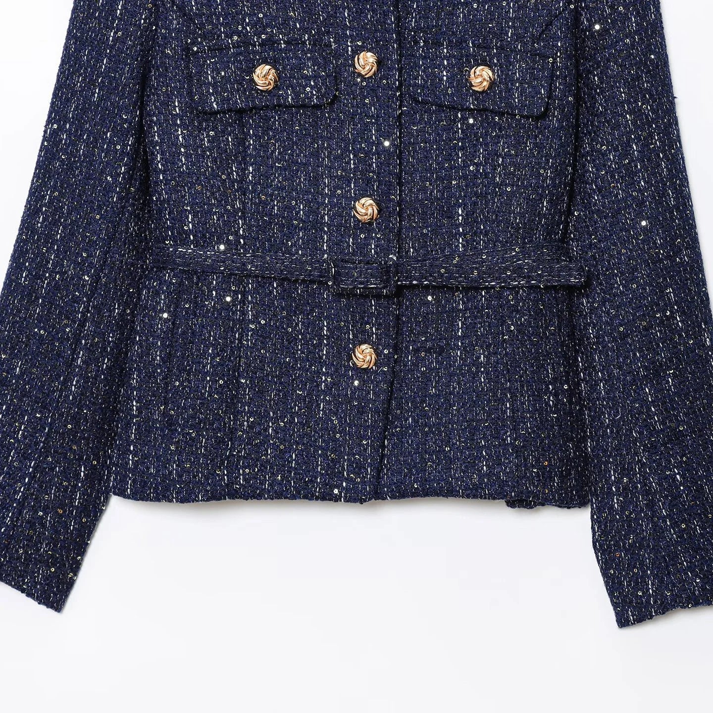 Navy Tweed Jacket
