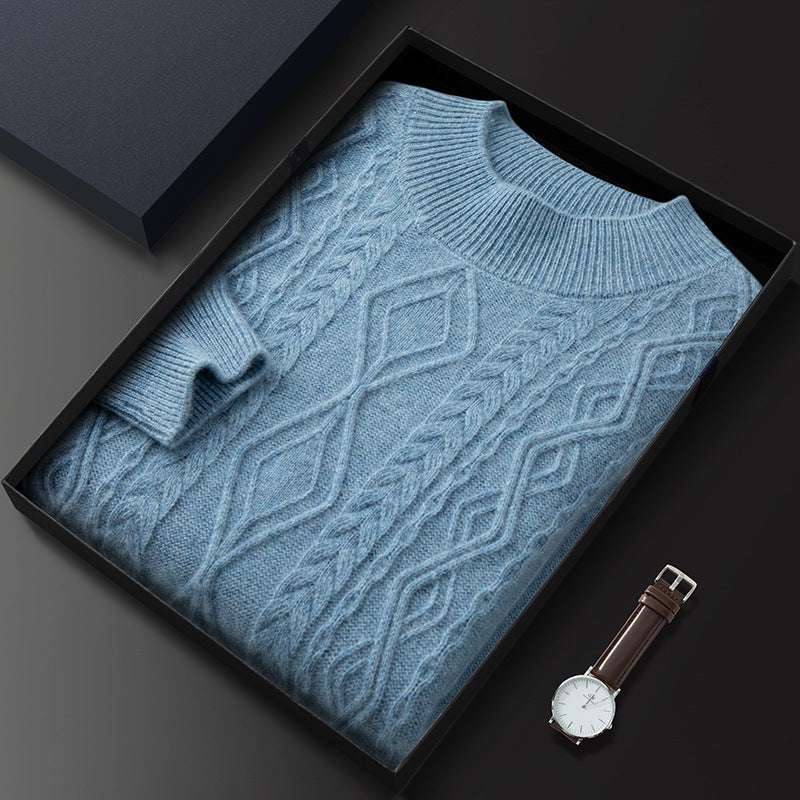 Cable Cashmere Crewneck