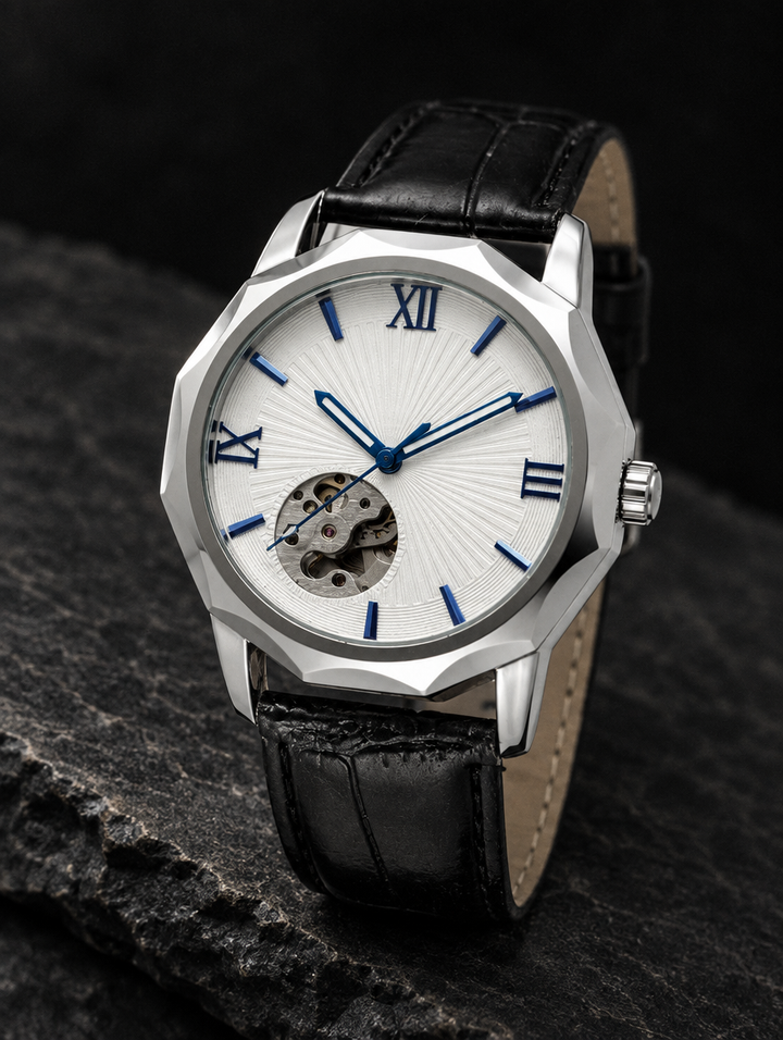 The Old Money Club — Roman Skeleton Watch