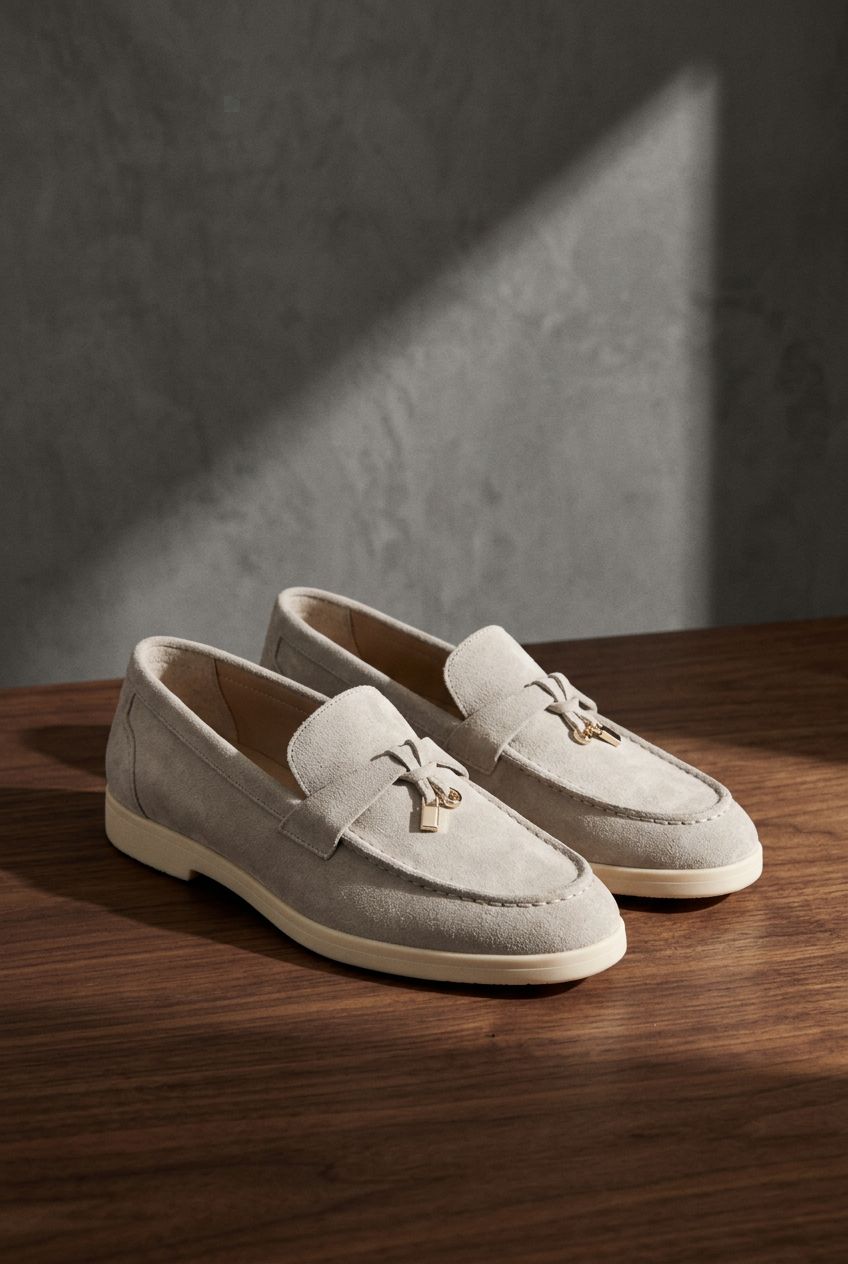 The Old Money Club - Lady Suede Loafers