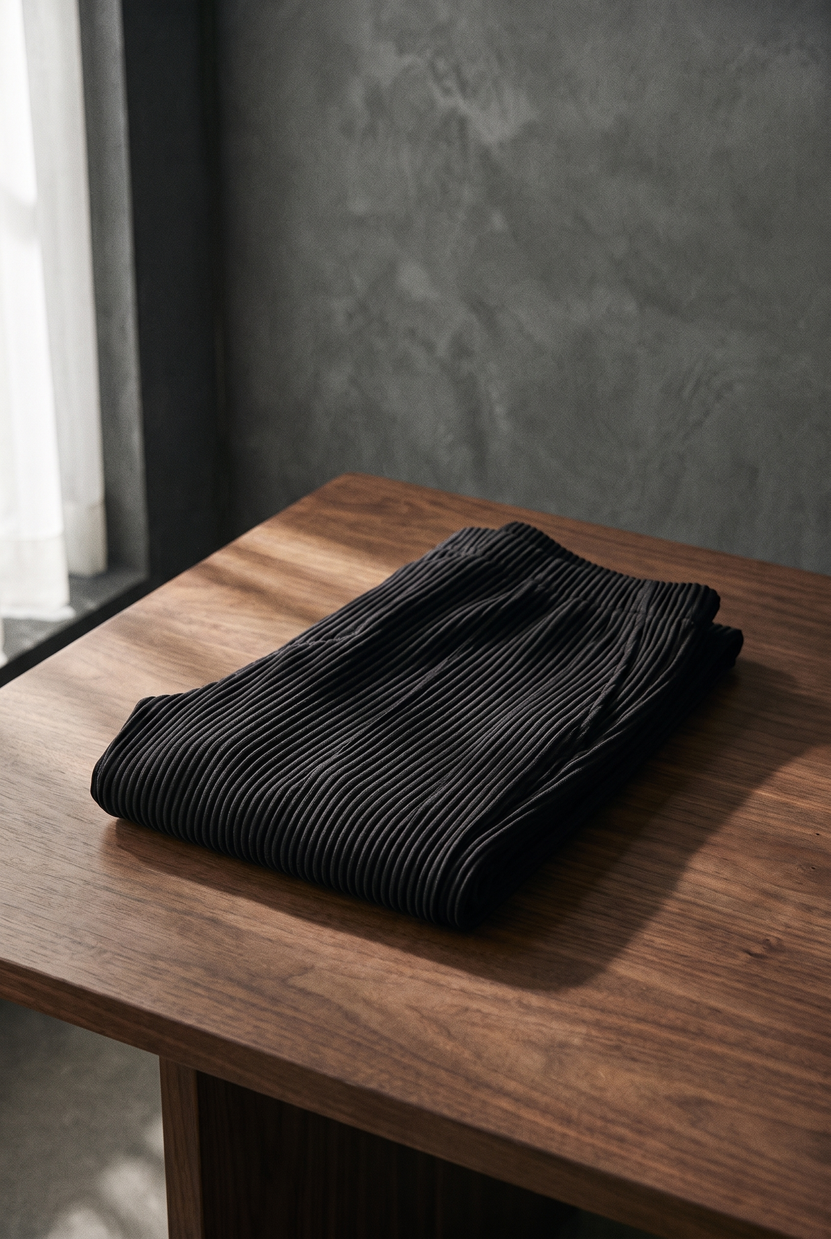 The Old Money Club - Ribbed Cotton Pantalon
