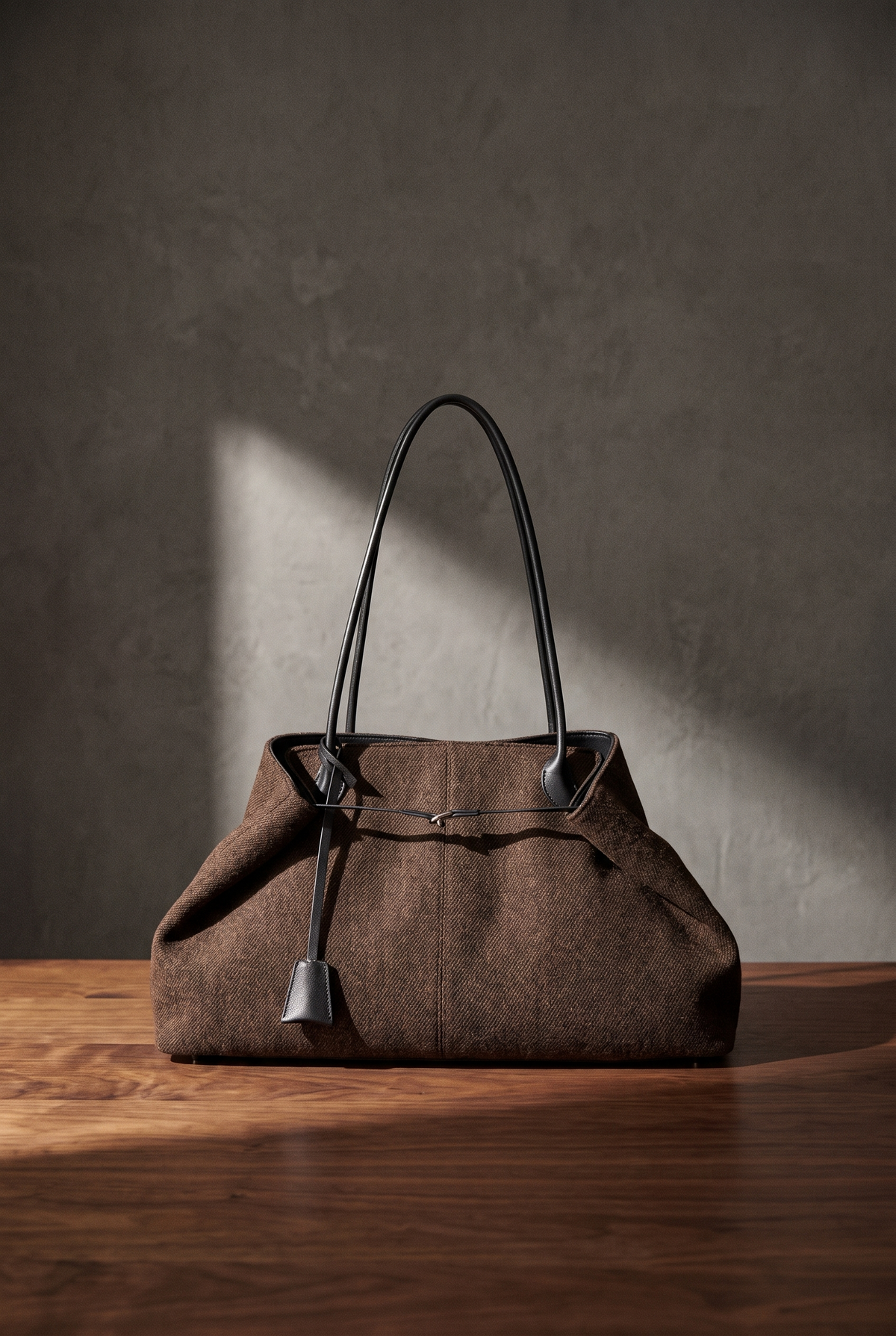 The Old Money Club - Brown Textured Bag