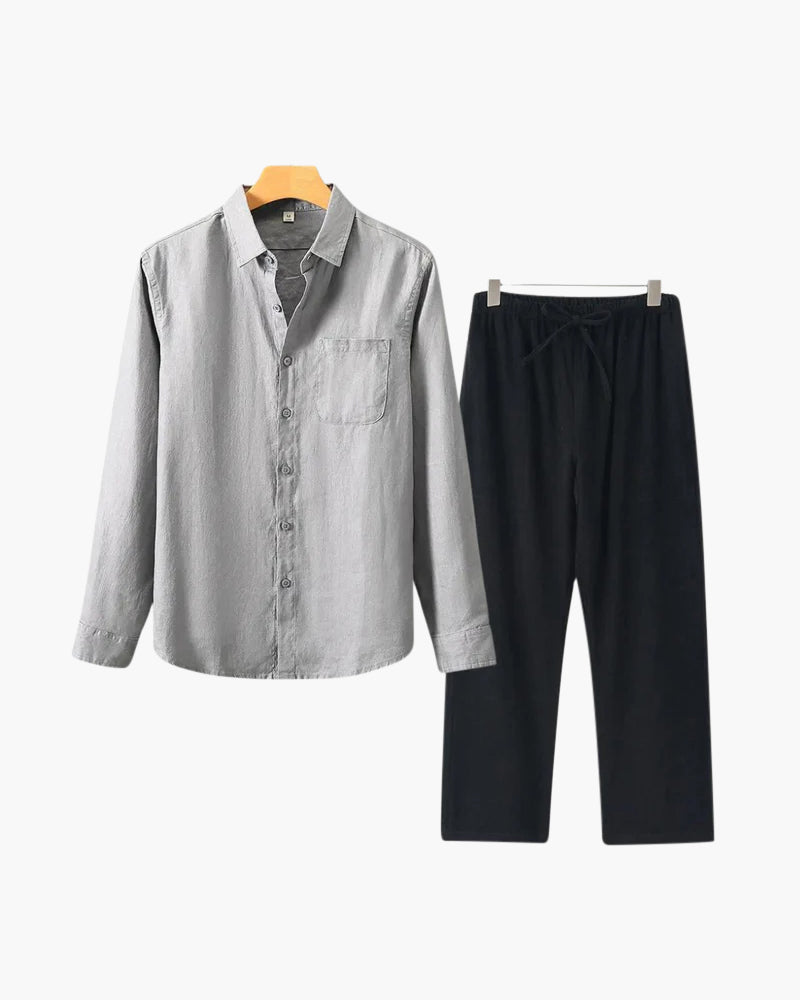 Riviera Linen Set (Longsleeve)