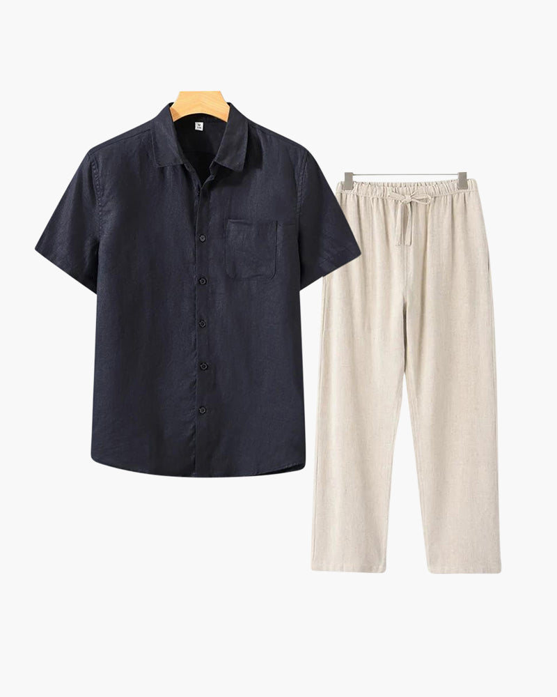 Riviera Linen Set (Shortsleeve)