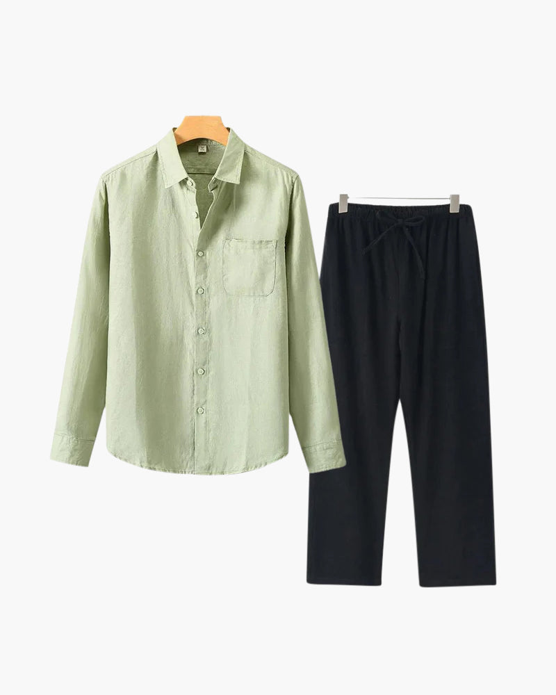 Riviera Linen Set (Longsleeve)