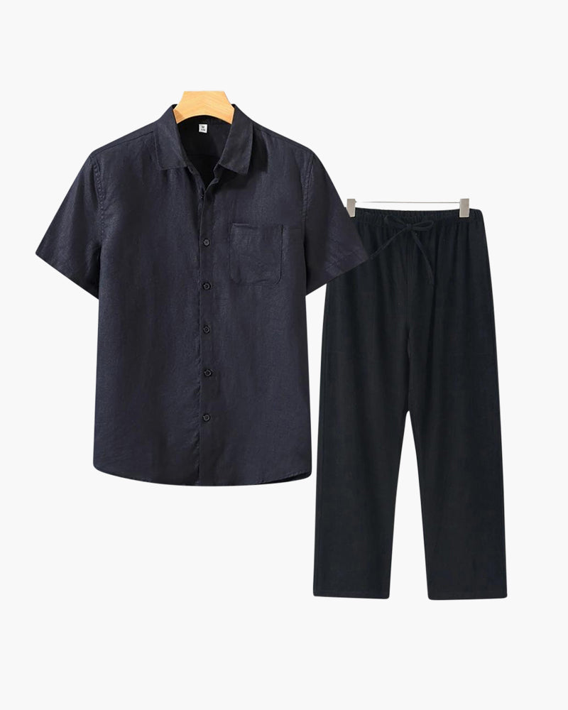 Riviera Linen Set (Shortsleeve)