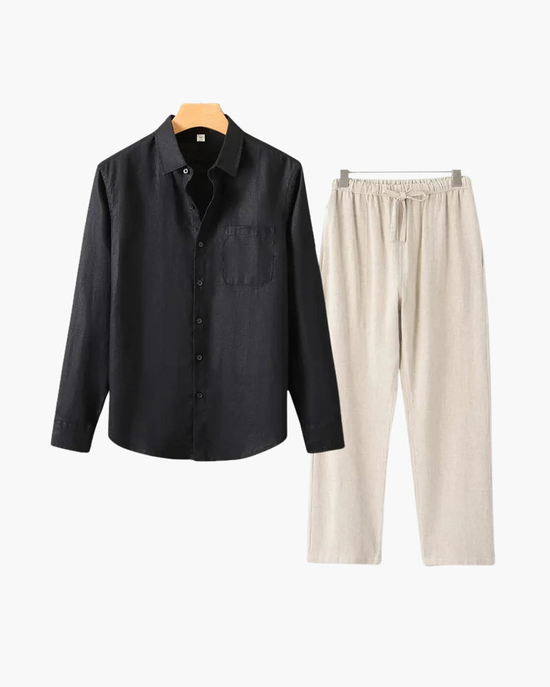Riviera Linen Set (Longsleeve)