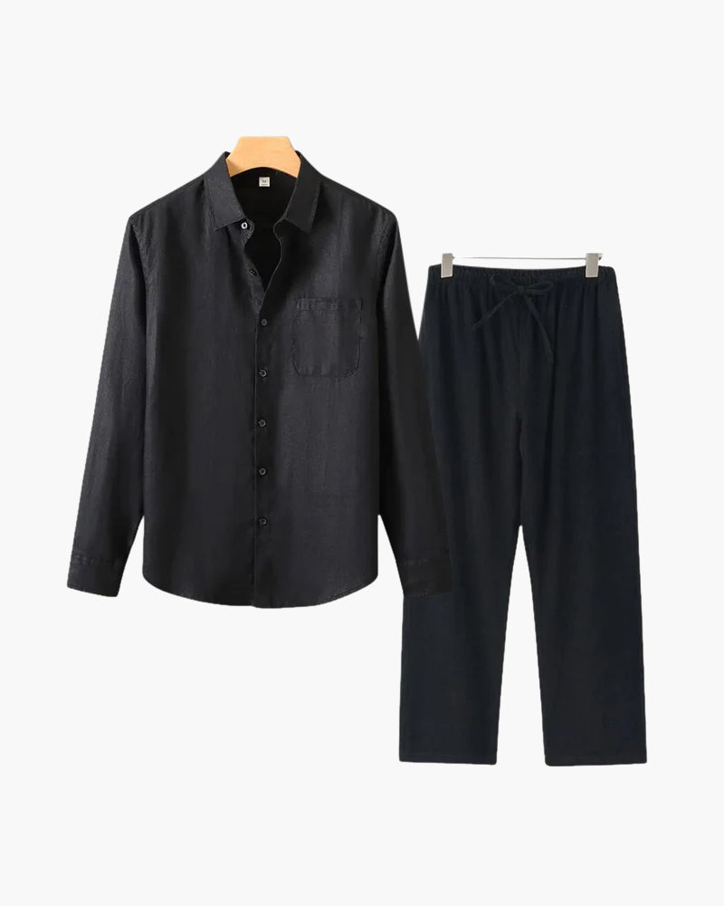 Riviera Linen Set (Longsleeve)