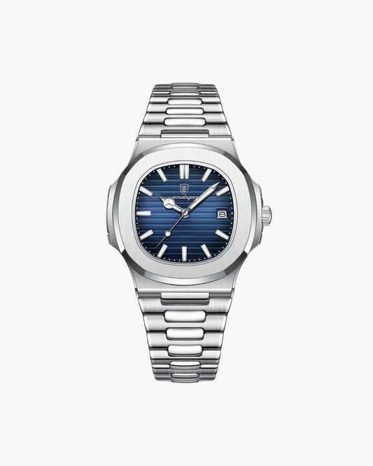 Men's Classic Waterproof Watch – Stainless Steel Quartz Dress Watch, 41mm