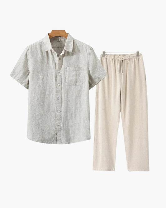 Riviera Linen Set (Shortsleeve)