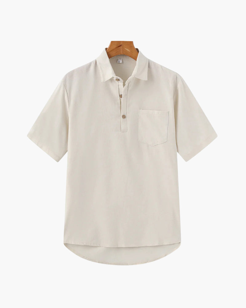 Men's Linen Polo Shirt – Casablanca Breathable Knit Polo