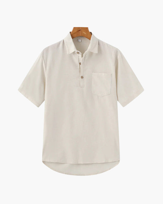 Men's Linen Polo Shirt – Casablanca Breathable Knit Polo
