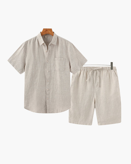 Riviera Linen Set (Shorts)