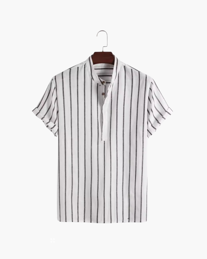 Men's Sailor Polo Shirt – Bari Striped Knit Polo
