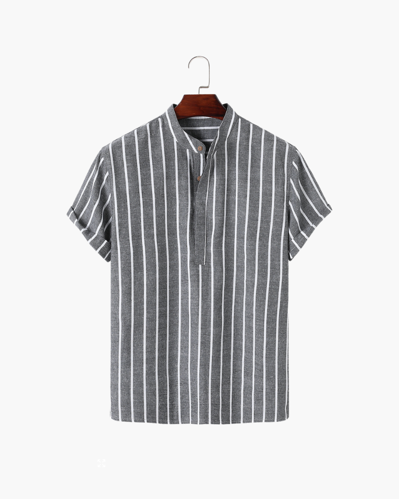 Men's Sailor Polo Shirt – Bari Striped Knit Polo