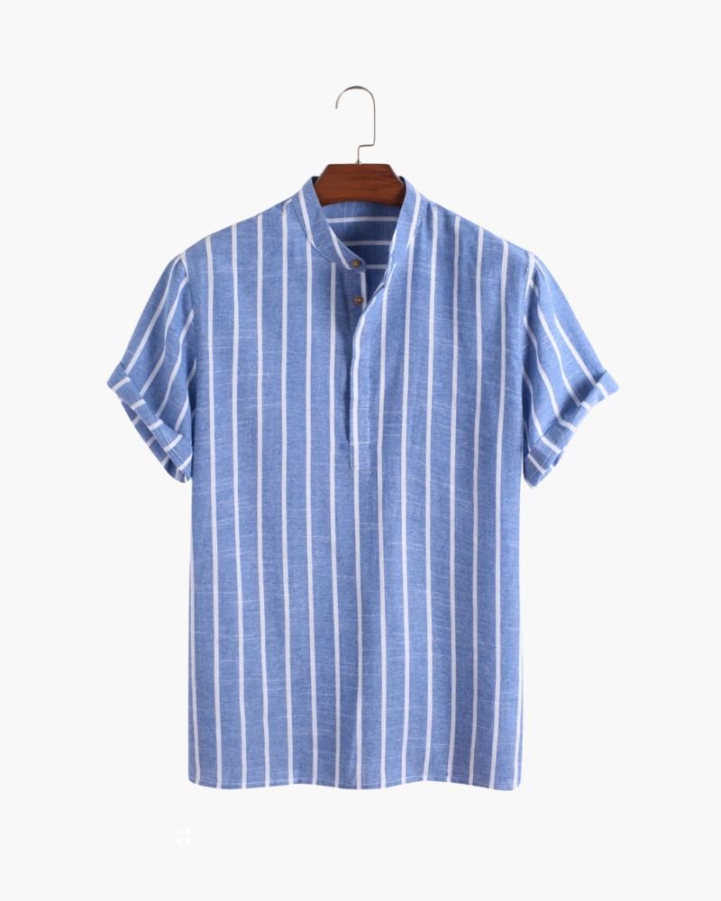Men's Sailor Polo Shirt – Bari Striped Knit Polo