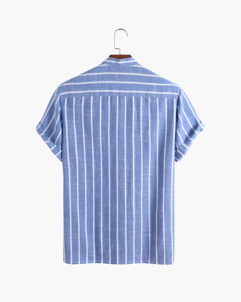 Men's Sailor Polo Shirt – Bari Striped Knit Polo