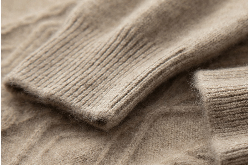 Cable Cashmere Crewneck