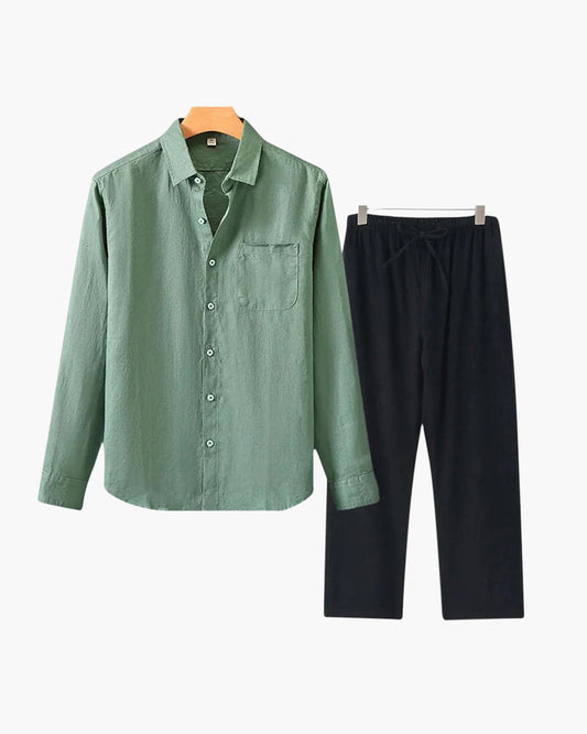 Riviera Linen Set (Longsleeve)