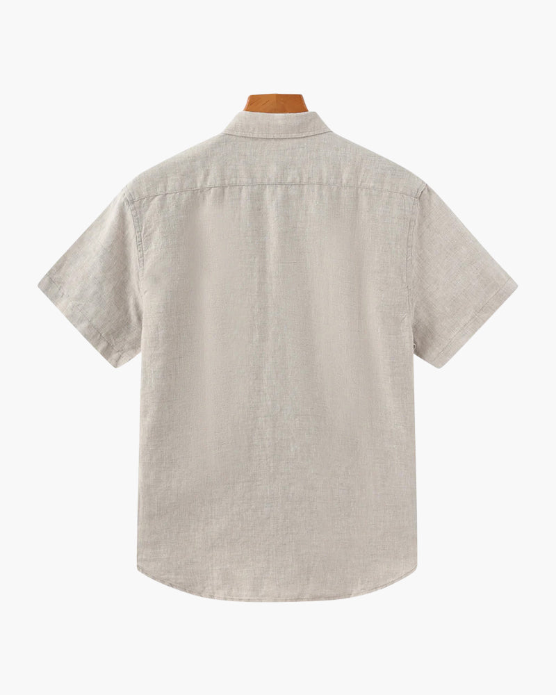 Men's Linen Shirt – Cape Town Short-Sleeve Button-Up
