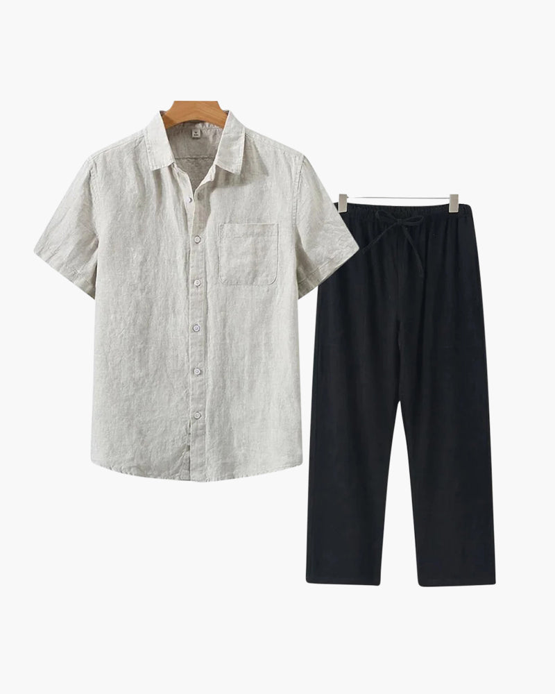 Riviera Linen Set (Shortsleeve)
