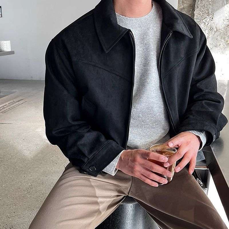 Faux Suede Jacket