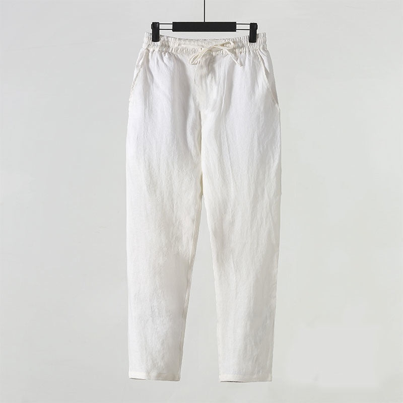 Linen Ankle Trousers