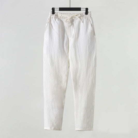 Linen Ankle Trousers