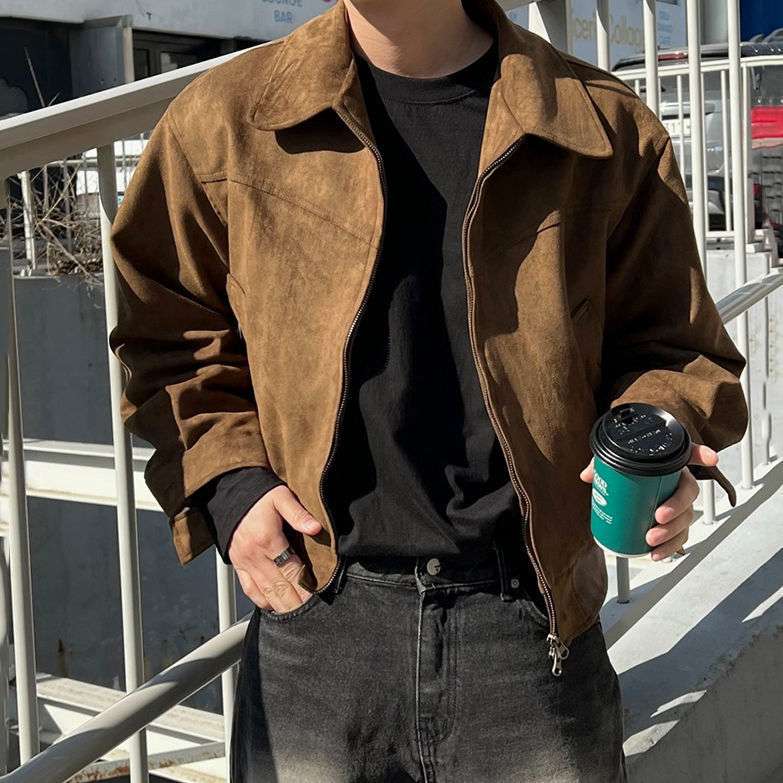 Faux Suede Jacket