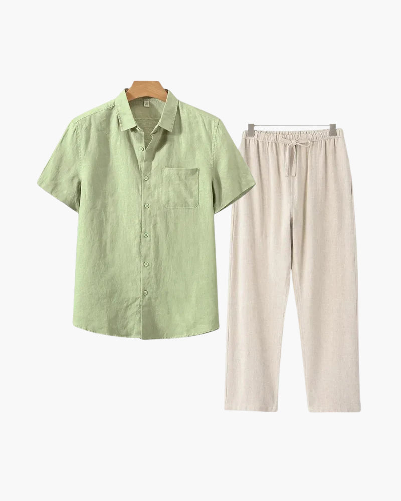 Riviera Linen Set (Shortsleeve)