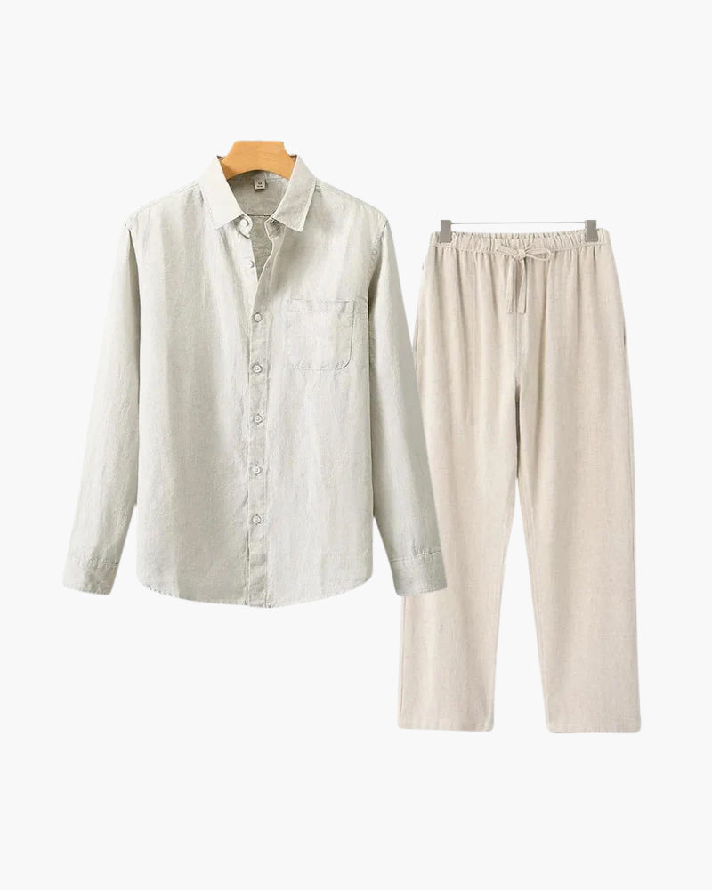 Riviera Linen Set (Longsleeve)