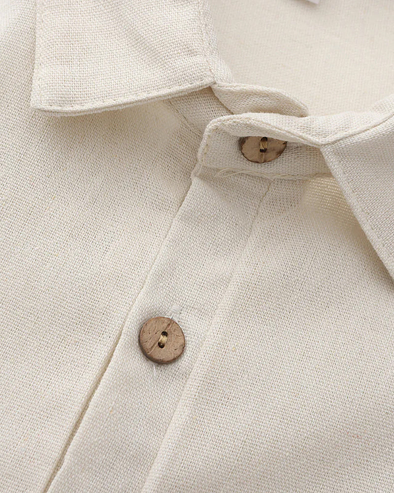 Men's Linen Polo Shirt – Casablanca Breathable Knit Polo