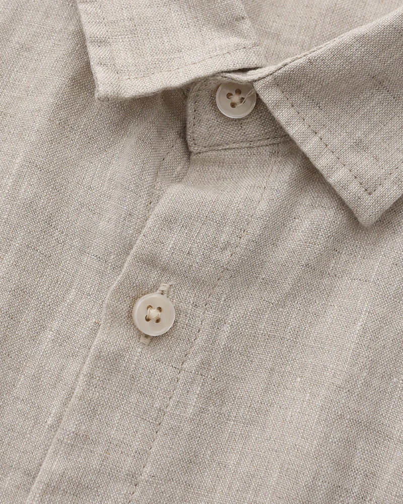 Men's Linen Shirt – Cape Town Short-Sleeve Button-Up