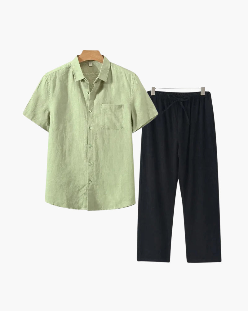 Riviera Linen Set (Shortsleeve)