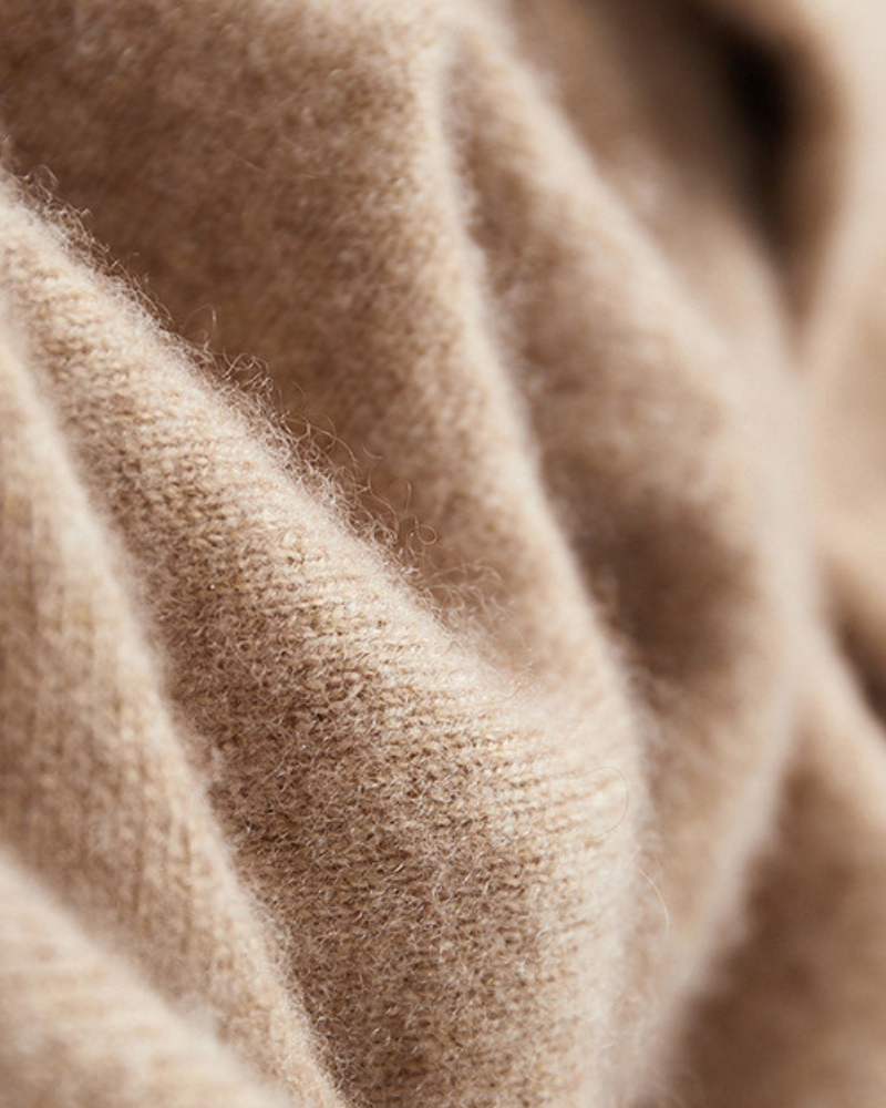Men's 100% Cashmere Hoodie – Luxury Knit Pullover Hoodie
