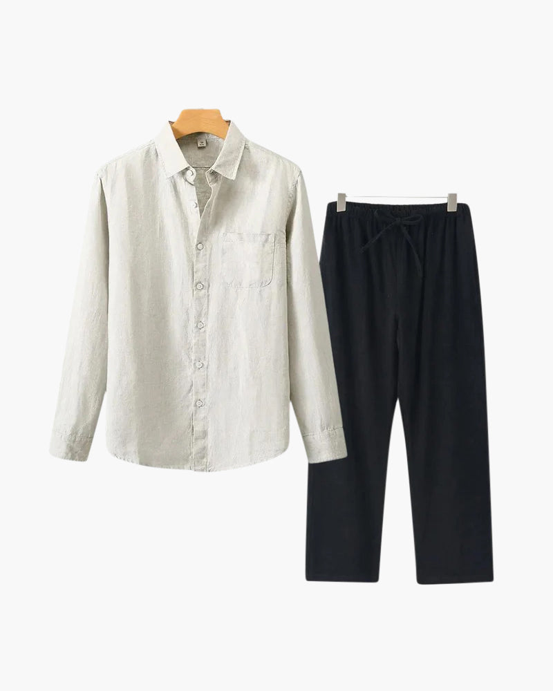 Riviera Linen Set (Longsleeve)