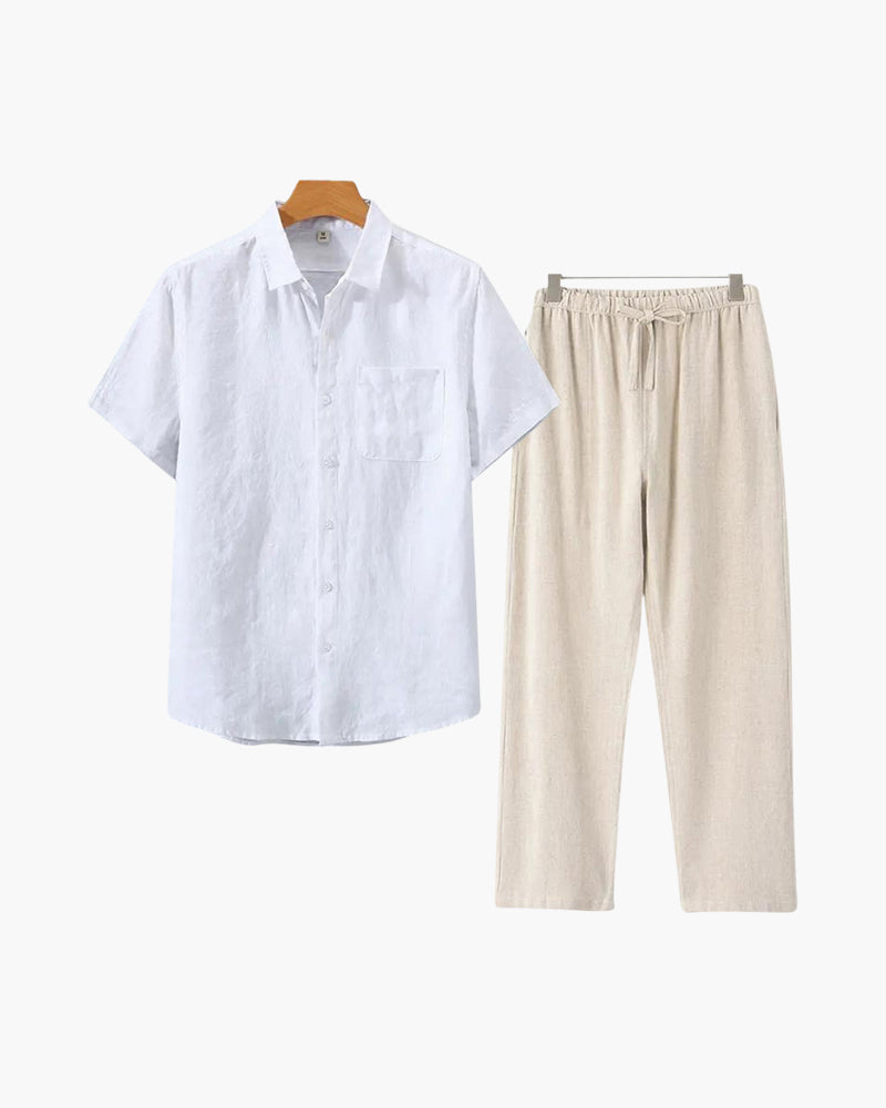 Riviera Linen Set (Shortsleeve)