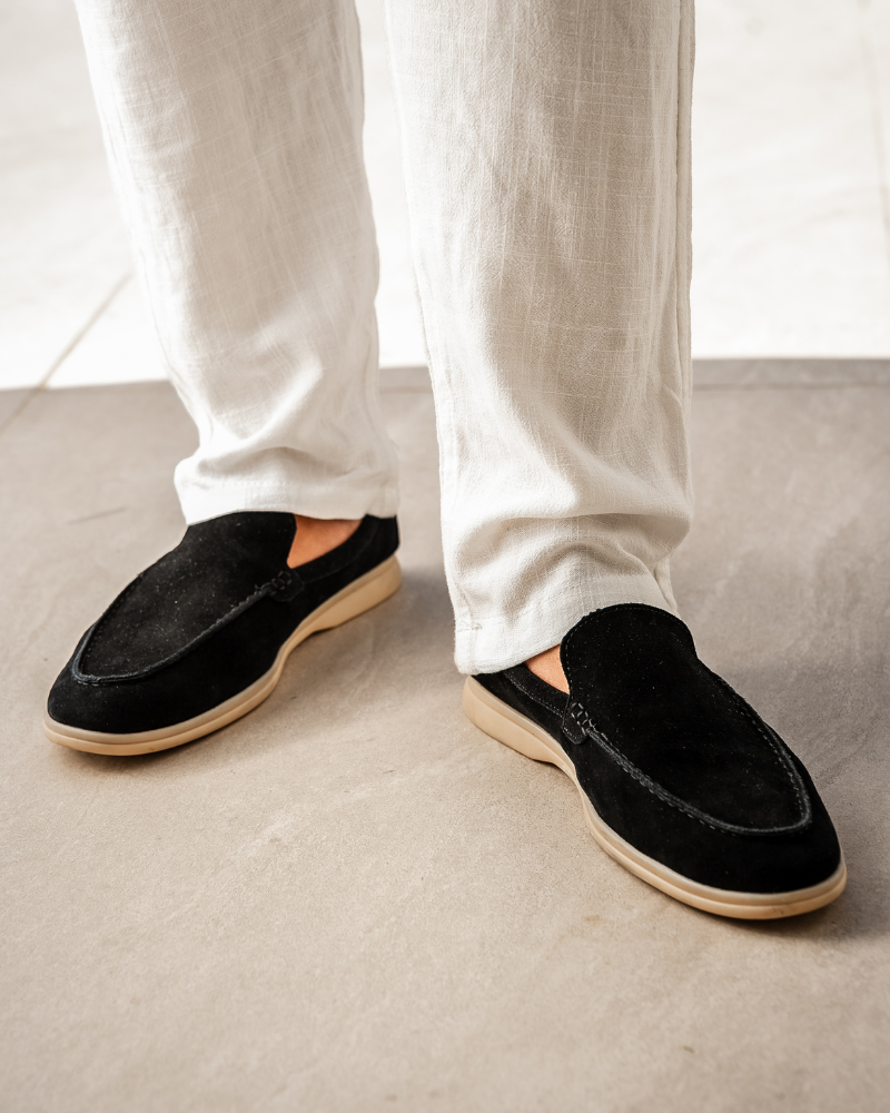 Signature Suede Loafers