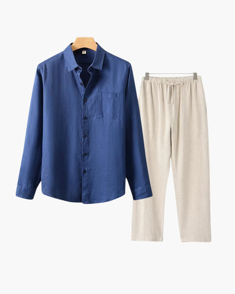 Riviera Linen Set (Longsleeve)