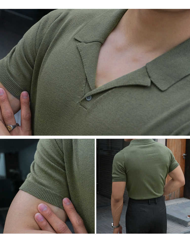 Elegant Knit Polo