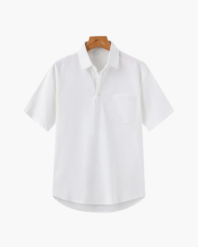 Men's Linen Polo Shirt – Casablanca Breathable Knit Polo