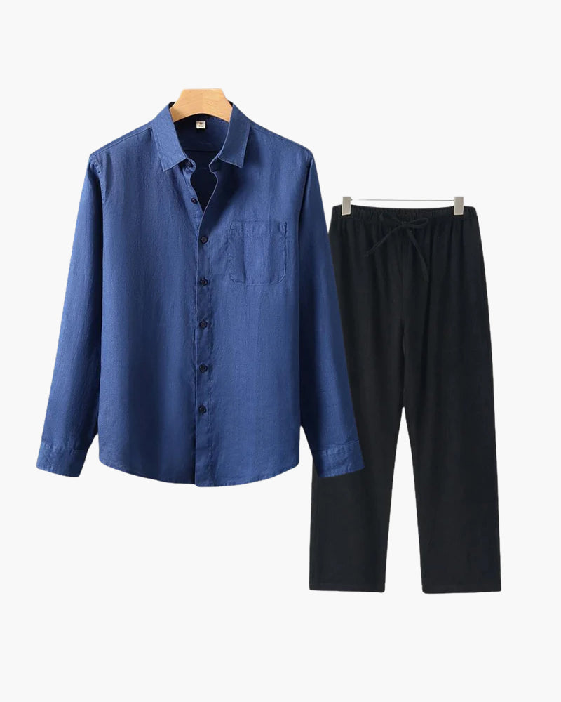 Riviera Linen Set (Longsleeve)