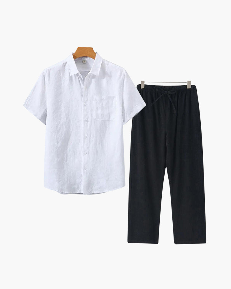 Riviera Linen Set (Shortsleeve)