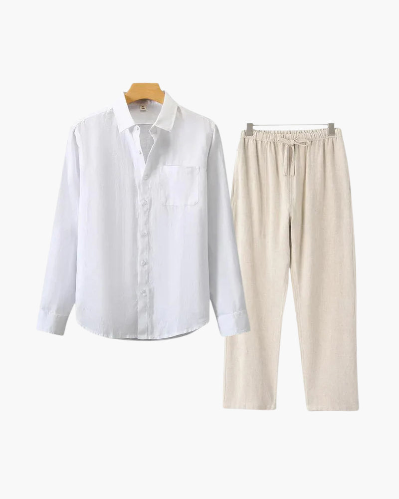 Riviera Linen Set (Longsleeve)