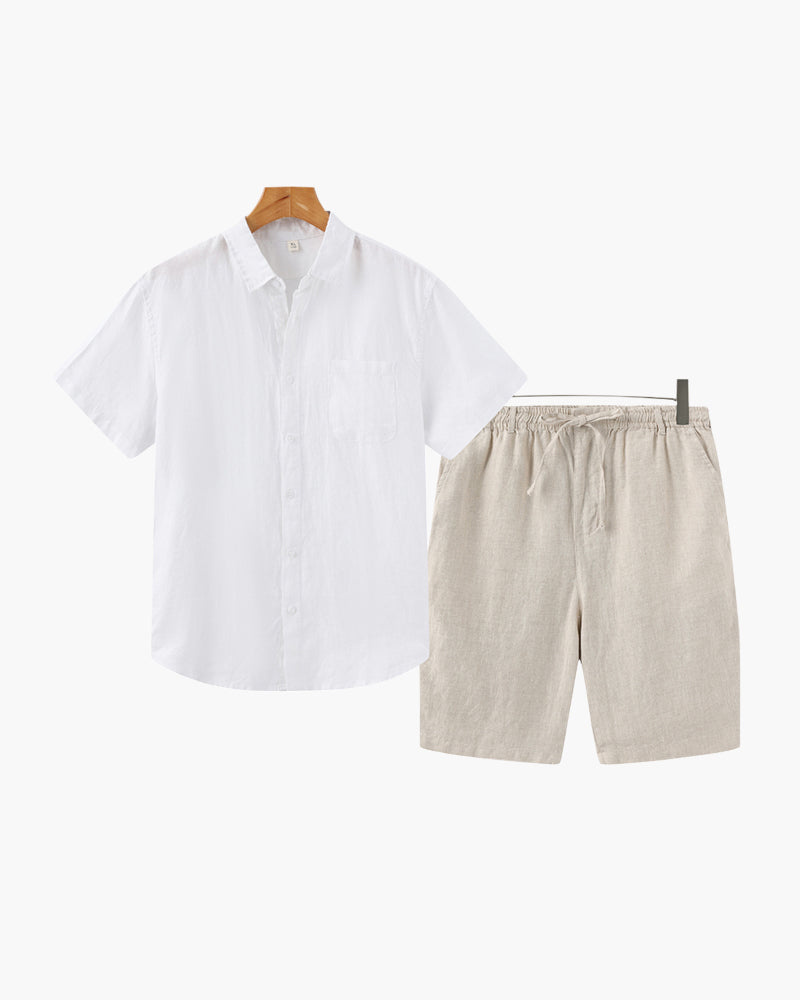 Riviera Linen Set (Shorts)