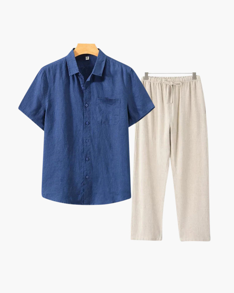Riviera Linen Set (Shortsleeve)