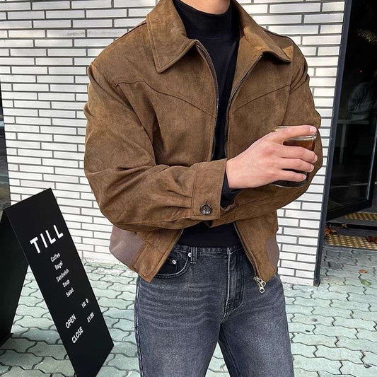 Faux Suede Jacket