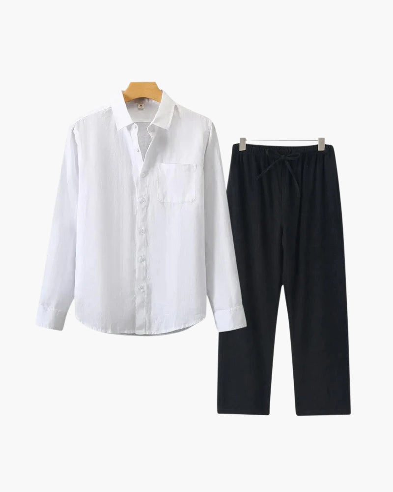 Riviera Linen Set (Longsleeve)